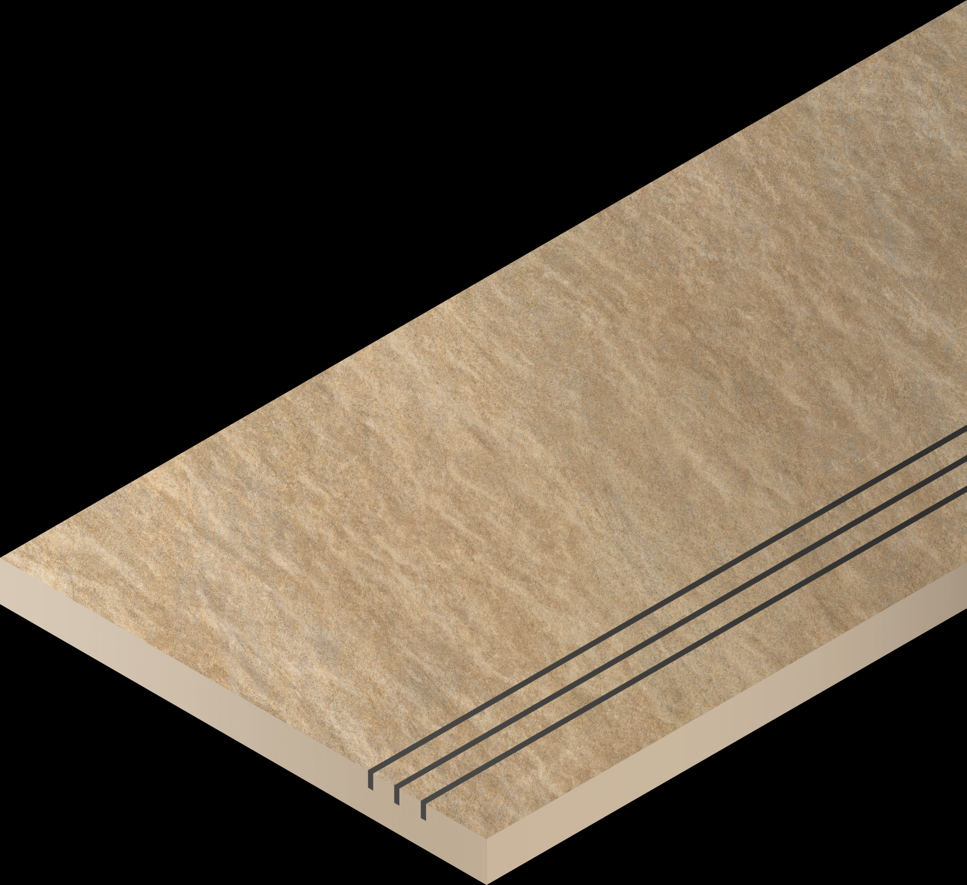 Керамогранит Италон Сэнд Бортик 30X60 Грип Пр