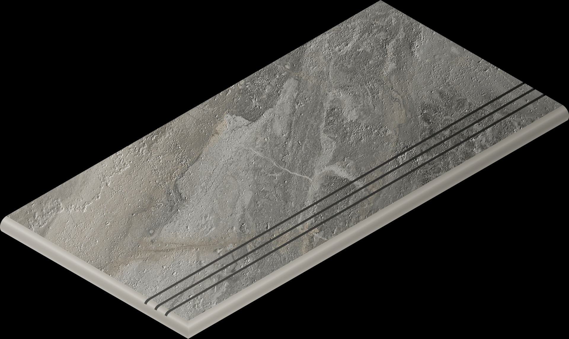 Керамогранит Италон Оробико Ступень Закругленная Грип Левая 30X60