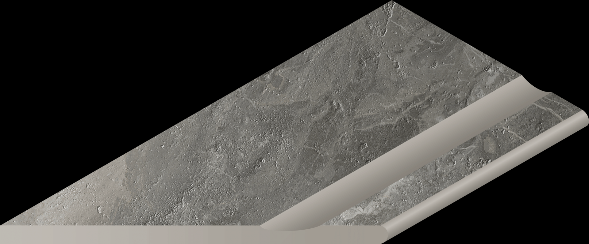 Керамогранит Италон Оробико Бортик 30X60 С Выемкой Закруг